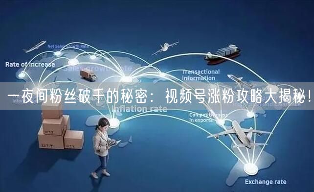 一夜间粉丝破千的秘密：视频号涨粉攻略大揭