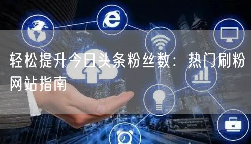 轻松提升今日头条粉丝数：热门刷粉网站指南