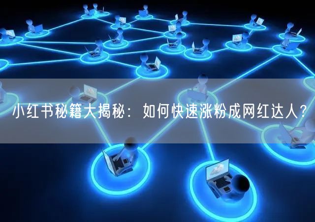 小红书秘籍大揭秘：如何快速涨粉成网红达人