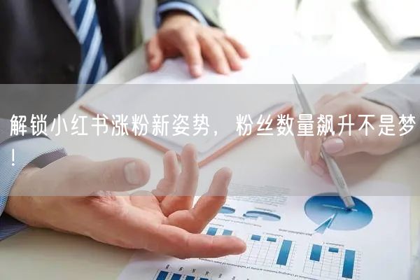 解锁小红书涨粉新姿势，粉丝数量飙升不是梦