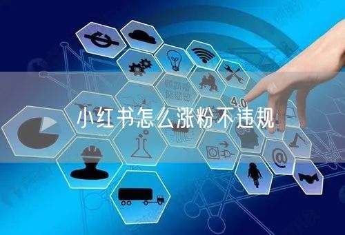 小红书怎么涨粉不违规
