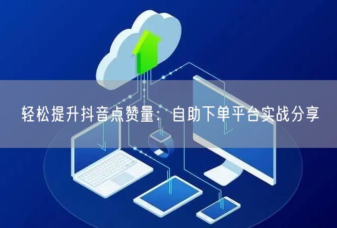 轻松提升抖音点赞量：自助下单平台实战分享