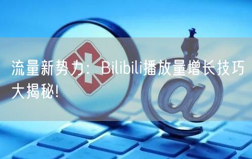 流量新势力：Bilibili播放量增长技巧大揭秘!