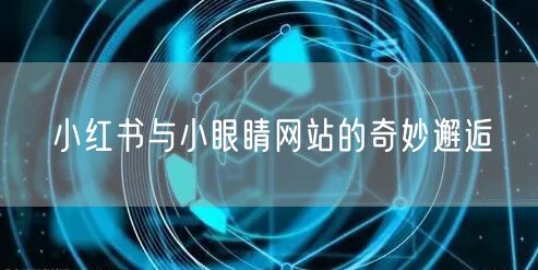 小红书与小眼睛网站的奇妙邂逅