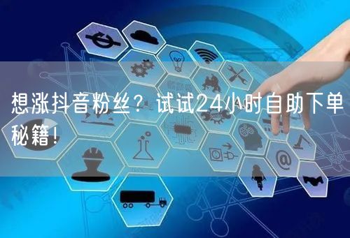 想涨抖音粉丝？试试24小时自助下单秘籍！